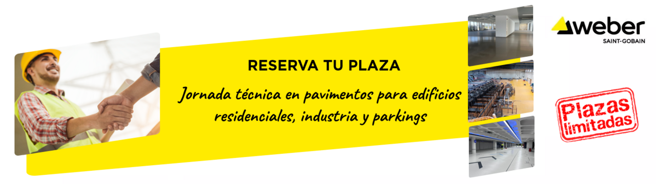 Banner Jornada Pavimentos Weber ES