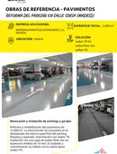 REFORMA DEL PARKING EN CALLE SORIA (MADRID)