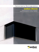 Cerramiento termoacústico webertherm Cerramiento termoacústico webertherm