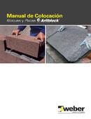Manual de colocación de bloques y placas Arliblock® Manual de colocación de bloques y placas Arliblock®