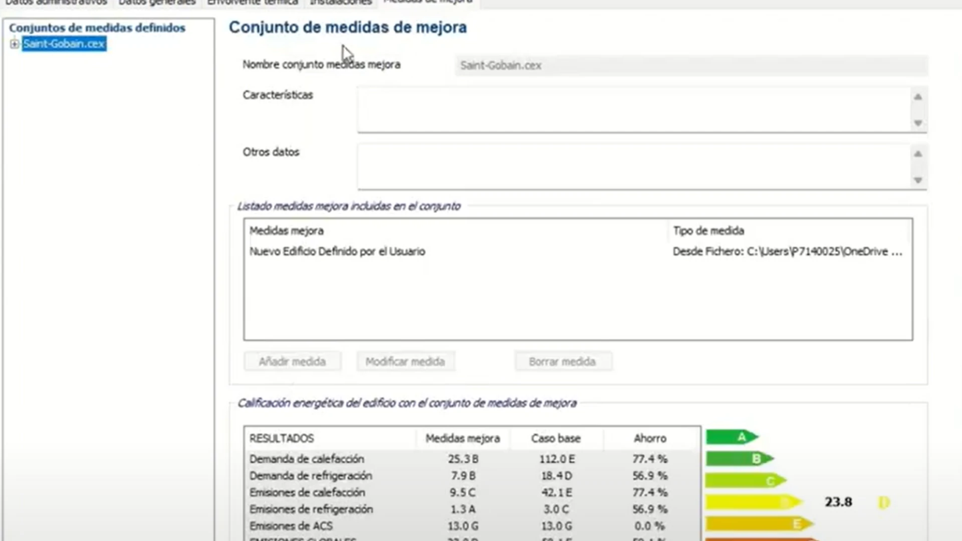 Interfaz Saint-Gobain Soluciones