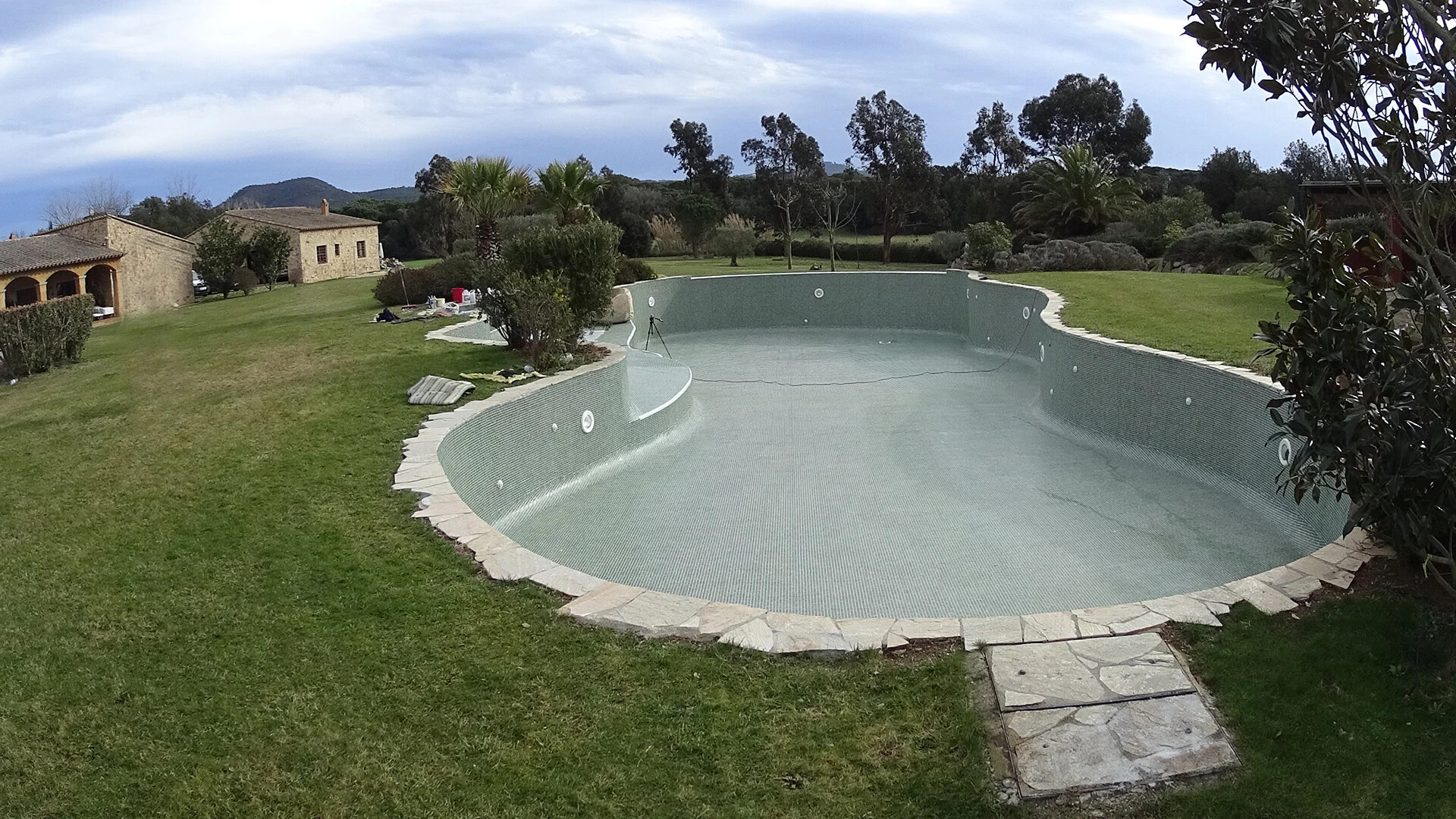 Obra de referencia Piscina finca particular Regencos