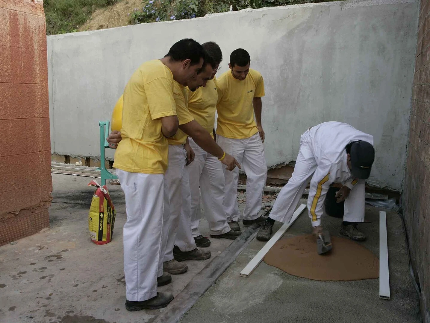 Profesional formando en suelos Profesional formando en suelos