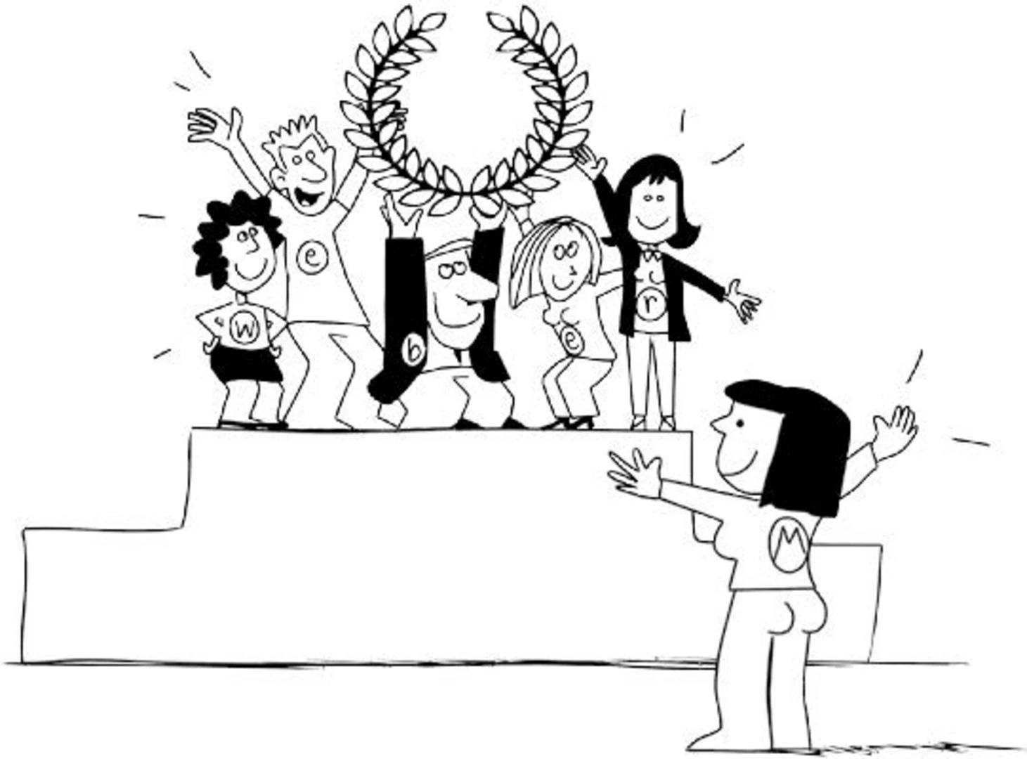 Imagen de personas haciendo formación