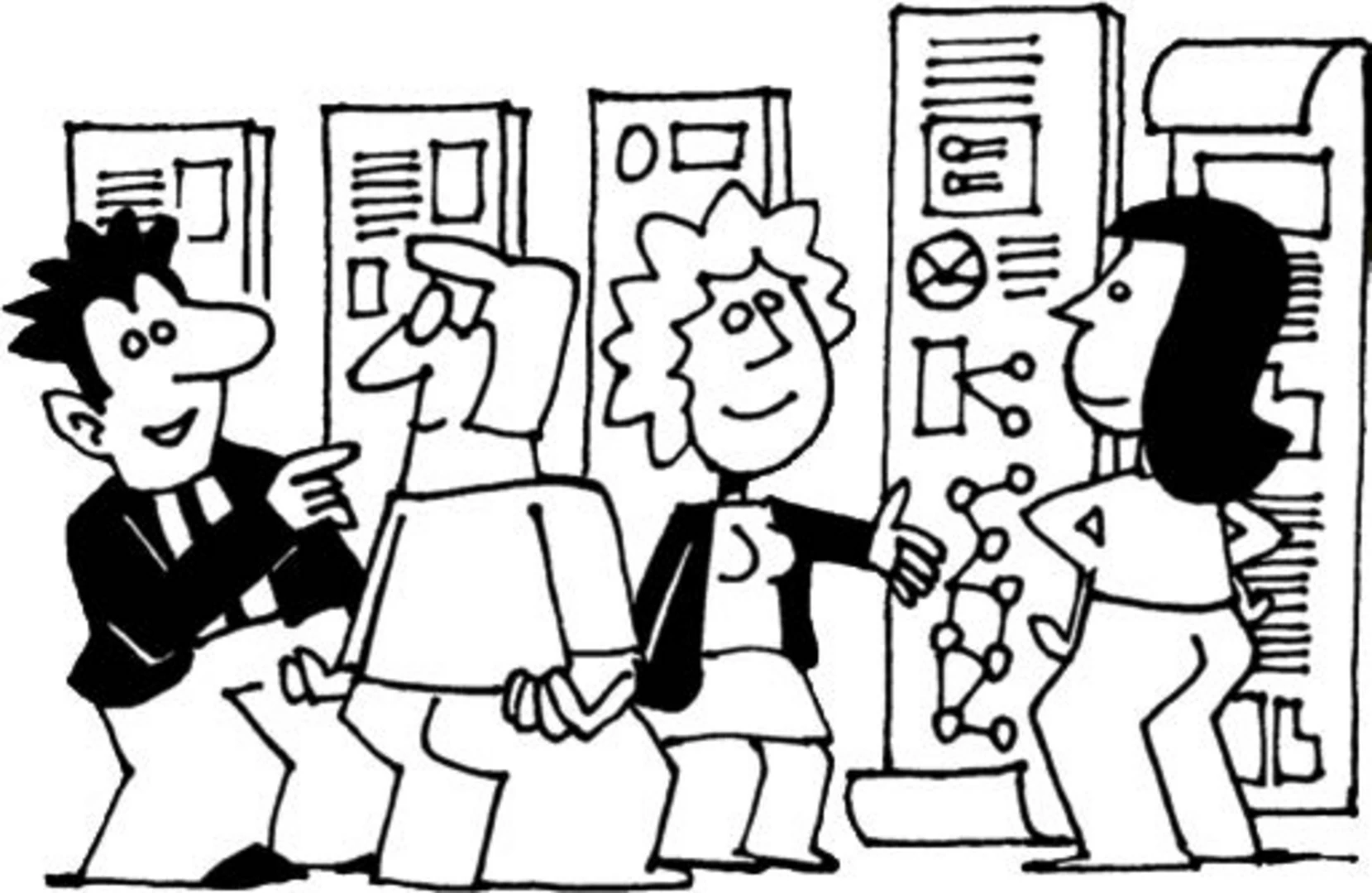 Imagen de personas haciendo formación