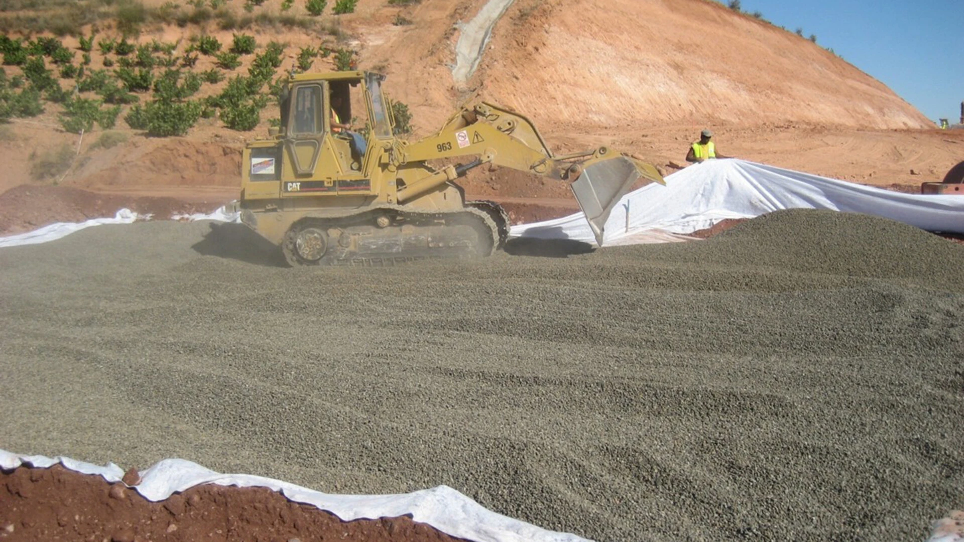 Obra de referencia de un Terraplén Ligero en la Autovía A1