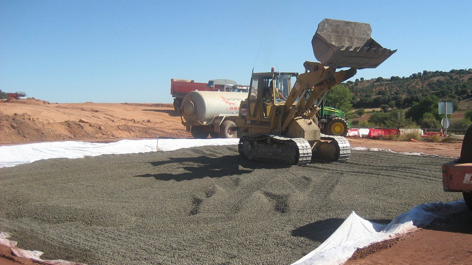 Obra de referencia de un Terraplén Ligero en la Autovía A1